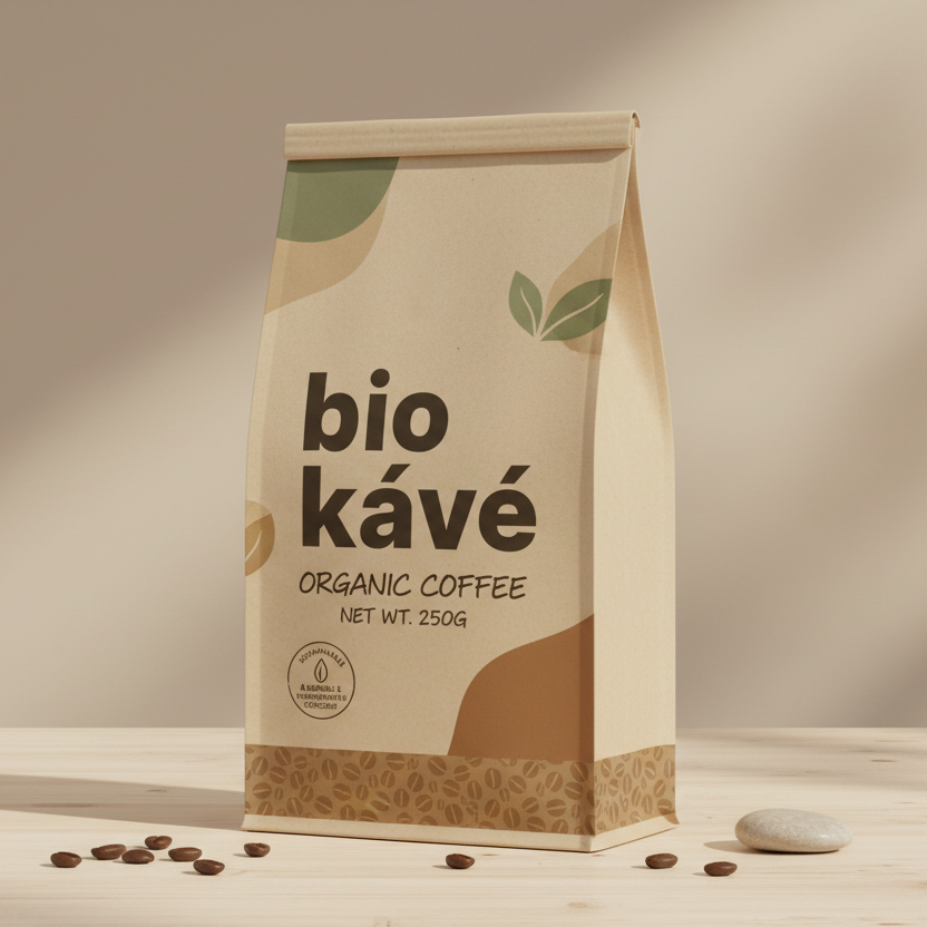 30 másodperces AI-generált promóciós videó egy bio kávé márkához.