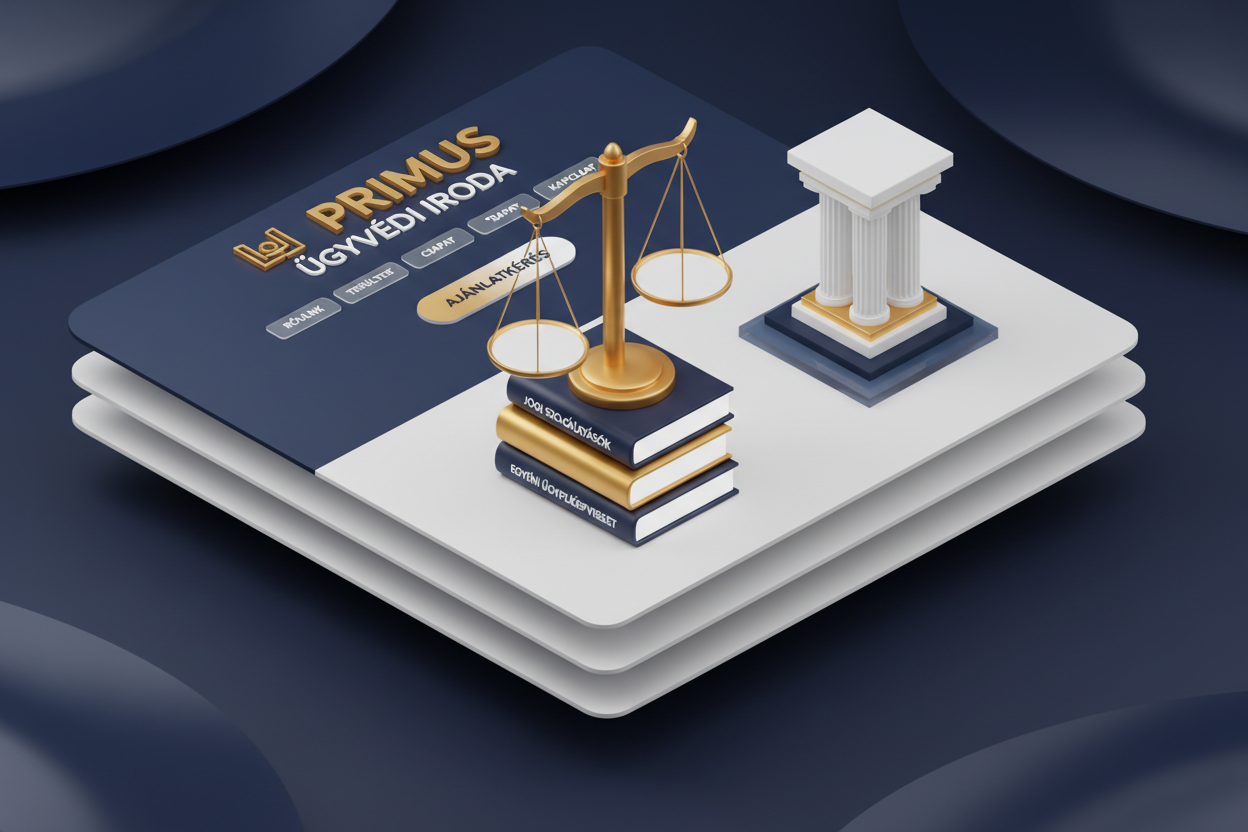 Prémium Webdizájn és Arculattervezés egyéni ügyvéd részére